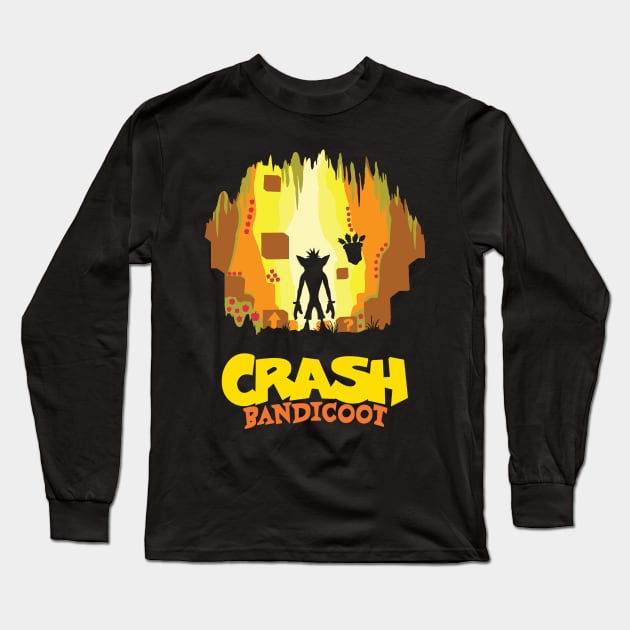 Crash is back Long Sleeve T-Shirt by T-shirt Factory